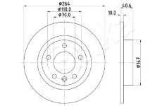 Brzdový kotúč ASHIKA 61-00-0400