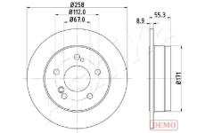 Brzdový kotouč ASHIKA 61-00-0504C