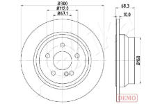 Brzdový kotouč ASHIKA 61-00-0513C