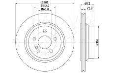 Brzdový kotúč ASHIKA 61-00-0514C