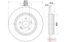 Brzdový kotouč ASHIKA 61-00-0523C