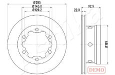 Brzdový kotouč ASHIKA 61-00-0528C