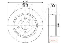 Brzdový kotouč ASHIKA 61-00-0530C