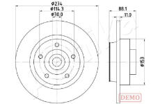 Brzdový kotouč ASHIKA 61-00-0705C