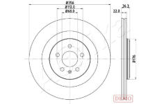 Brzdový kotouč ASHIKA 61-00-0917C