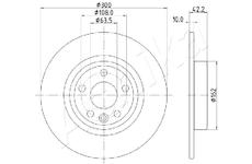 Brzdový kotouč ASHIKA 61-0L-L10