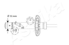 Tlumič pérování ASHIKA MA-01131