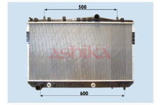Chladič, chlazení motoru ASHIKA RDA313021
