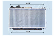 Chladič, chlazení motoru ASHIKA RDA333019