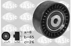Vratná/vodicí kladka, klínový žebrový řemen SASIC 1626211
