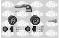 ozubení,sada rozvodového řemene SASIC 1750013