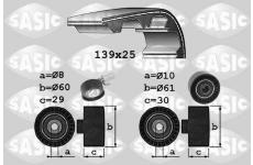 ozubení,sada rozvodového řemene SASIC 1750038