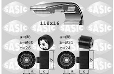 ozubení,sada rozvodového řemene SASIC 1750046