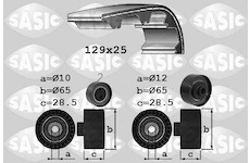 ozubení,sada rozvodového řemene SASIC 1756063