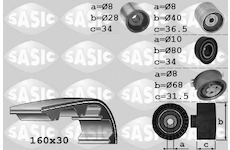 Sada ozubeného remeňa SASIC 1756070