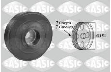 Řemenice, klikový hřídel SASIC 2150088