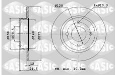 Brzdový kotouč SASIC 2464614J