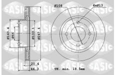 Brzdový kotouč SASIC 2464904J