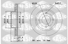 Brzdový kotouč SASIC 2464974J