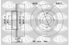 Brzdový kotouč SASIC 2464A24J