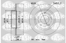 Brzdový kotouč SASIC 2464F14J