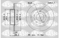 Brzdový kotouč SASIC 2464J84J