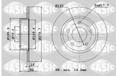 Brzdový kotouč SASIC 2464Z34J