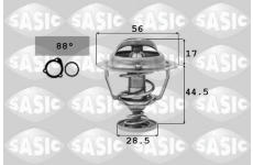 Termostat, chladivo SASIC 3306039