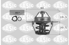 Termostat, chladivo SASIC 3306058