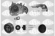 Vodní pumpa + sada ozubeného řemene SASIC 3904005