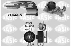 Vodní pumpa + sada ozubeného řemene SASIC 3904029