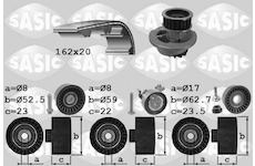 Vodní pumpa + sada ozubeného řemene SASIC 3906072