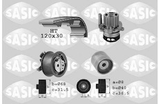 Vodní pumpa + sada ozubeného řemene SASIC 3906083