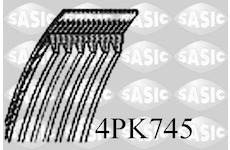 ozubený klínový řemen SASIC 4PK745