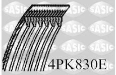 ozubený klínový řemen SASIC 4PK830E