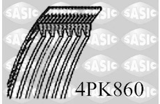 ozubený klínový řemen SASIC 4PK860