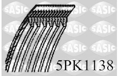 ozubený klínový řemen SASIC 5PK1138