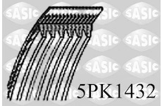 ozubený klínový řemen SASIC 5PK1432