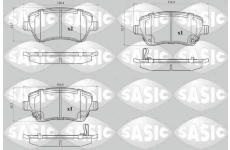Sada brzdových destiček, kotoučová brzda SASIC 6210107