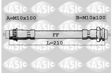 Brzdová hadice SASIC 6600012