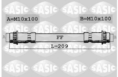 Brzdová hadice SASIC 6600025