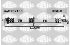 Brzdová hadice SASIC 6600036