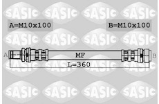 Brzdová hadice SASIC 6600048