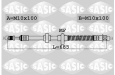 Brzdová hadice SASIC 6600056