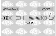Brzdová hadice SASIC 6600067