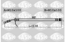 Brzdová hadice SASIC 6604009