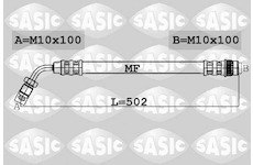 Brzdová hadice SASIC 6604017