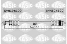 Brzdová hadice SASIC 6604039