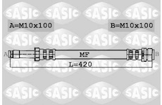 Brzdová hadice SASIC 6606003