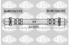 Brzdová hadice SASIC 6606008